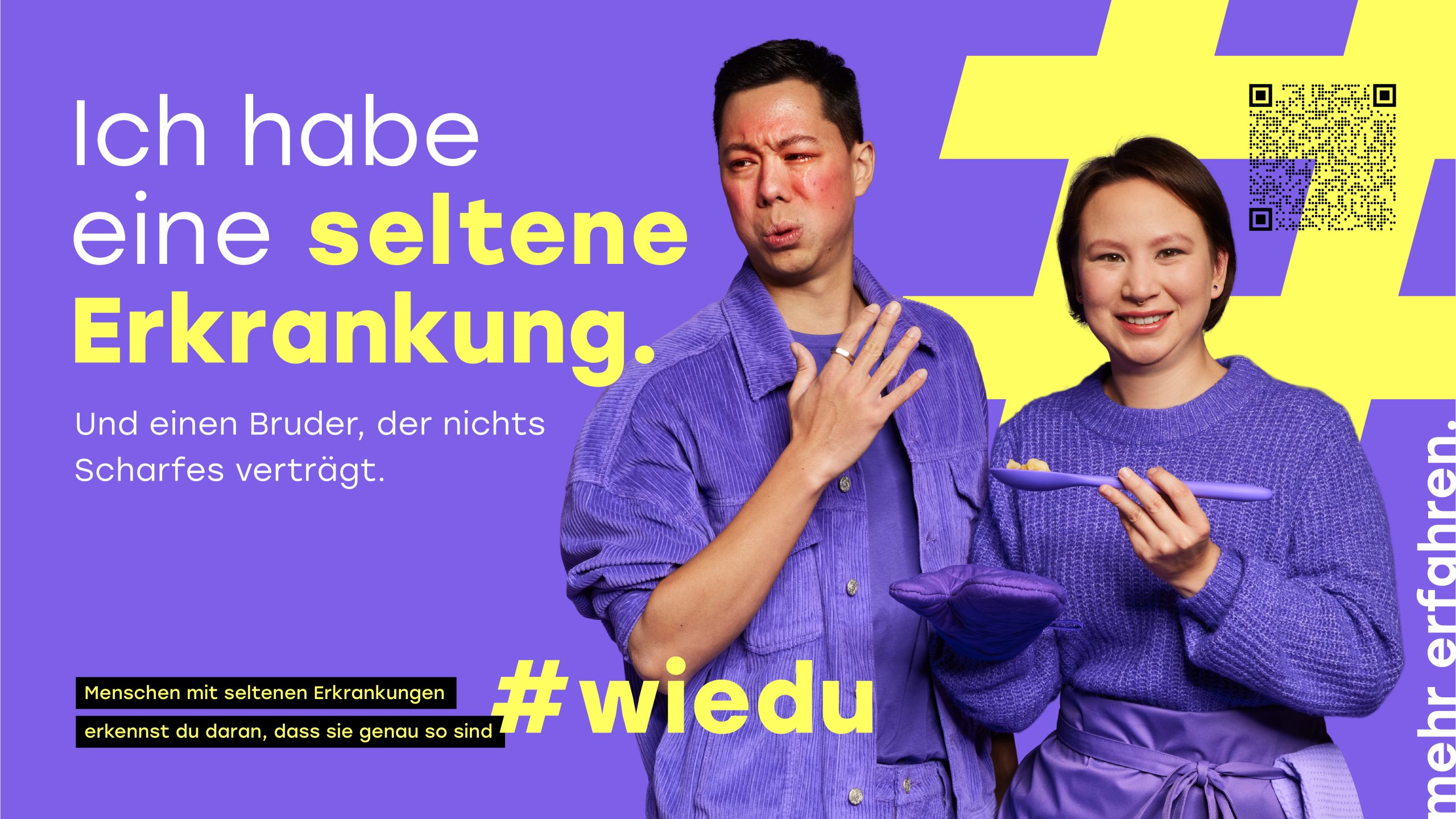 Nadine, die eine seltene Erkrankung hat, und ihr Bruder, der nichts Scharfes verträgt