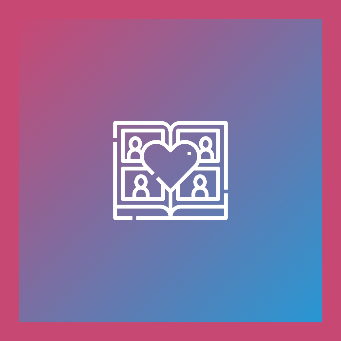 Ein Icon, dass die Broschüre „Für eine bessere Versorgung von Menschen mit seltenen Erkrankungen“ illustriert.