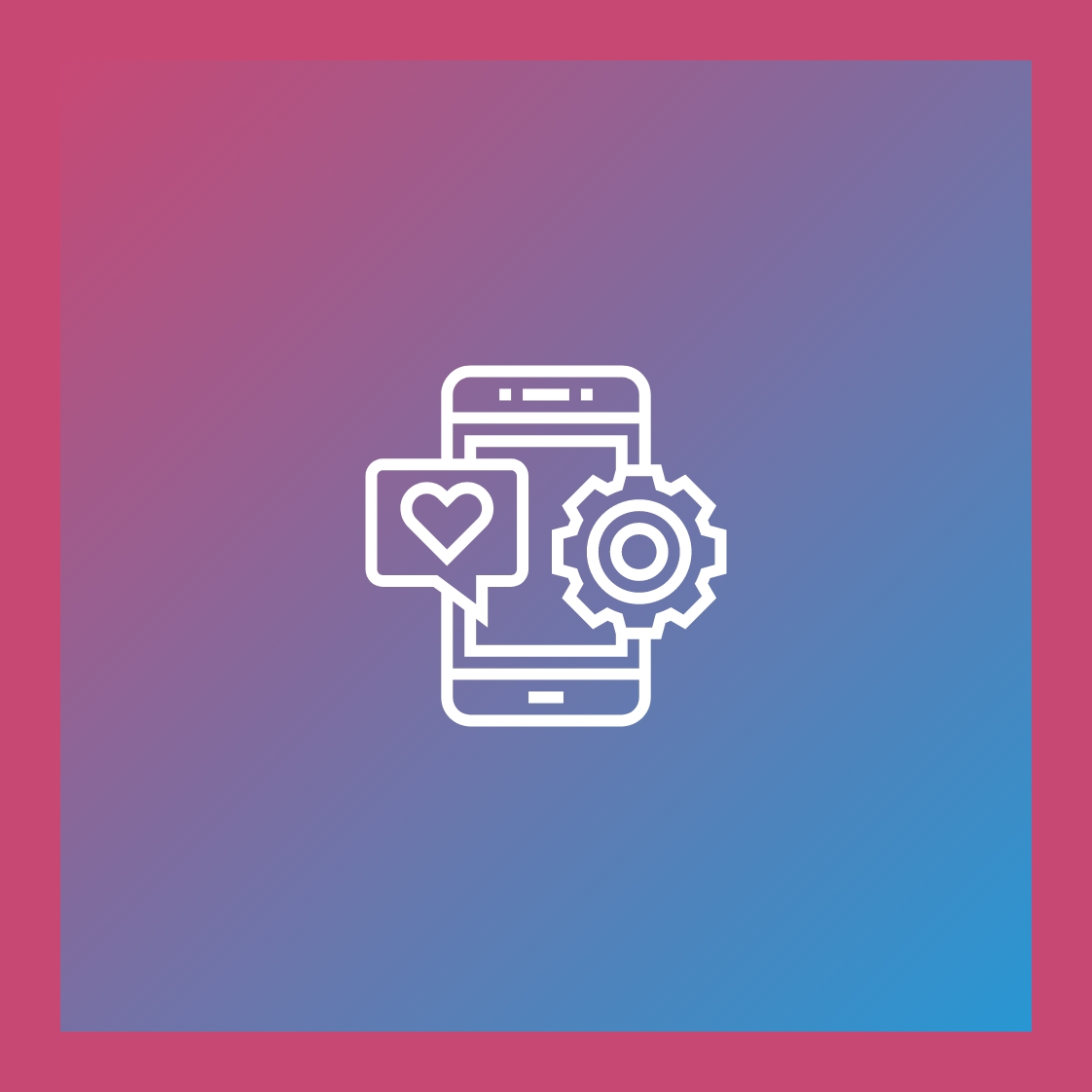 Ein Icon, das die PBC-App illustriert.